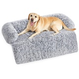 Songmics Hundebett Plüsch, 122 x 95 x 18 cm, Größe XXL,