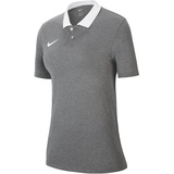 Nike Nike, Park20, Polo Hemd, Holzkohle Heathr/Htr/Weiß/Weiß, XL, Frau