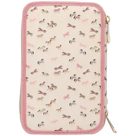 DEPESCHE 3-Fach Federtasche BLOSSOM PONY