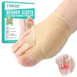 1 Paar Hallux Valgus Socken, Beige Hallux Valgus Korrektur, Hallux Valgus Bandage für Männer und Frauen, Ballenzeh-Schiene für Hammer Zehe Schmerzlinderung, Schutz des Zehenballen