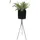DanDiBo Ambiente Blumenhocker mit Topf 80 x 80 cm Schwarz