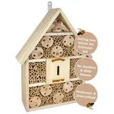 CULT at home Insektenhotel Braun 41 cm x 28,5 cm