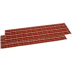 Tischläufer GO-DE, rot, L:140cm, Polyacryl, Tischdecken