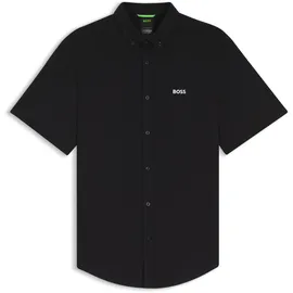 Boss Green BOSS Motion 10263169 Kurzarmhemd - Black - L