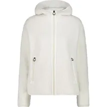 CMP Kapuzenplüschjacke Damen Weiß 42