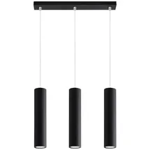 Sollux Lighting Hängeleuchte LAGOS 3 schwarz
