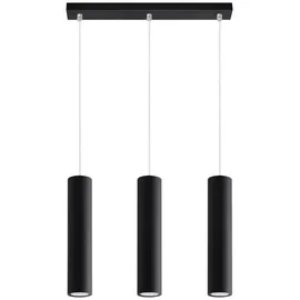 Sollux Lighting Hängeleuchte LAGOS 3 schwarz