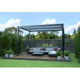 Weka Aluminium Pavillon/Pergola inkl. Lamellendach 290 x 390 cm