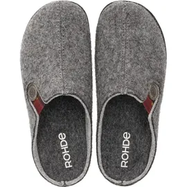 ROHDE Herren Pantoffel Asiago in grau 45