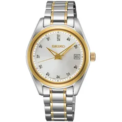 Seiko SUR582P1 Damenuhr mit Saphirglas Bicolor