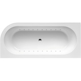Ottofond Whirlpool Rechts Modena Corner Komfort-Lightsystem 178 cm x 78 cm Weiß