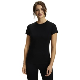 Falke T-Shirt CORE Logo Round Neck W S/S SH Lyocell Baumwolle feuchtigkeitsregulierend 1 Stück, Schwarz (Black M