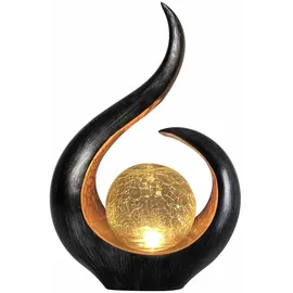 Trendline LED Solar Tischleuchte mit Glaskugel