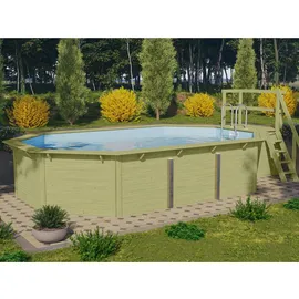 Karibu Pool Modell X4 610 x 400 cm inkl. Sandfilteranlage & Skimmer