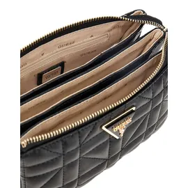 GUESS Umhängetasche Latona Mini Tri Compartment Top Zip Black