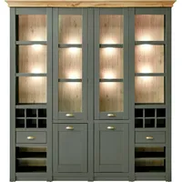 Home Affaire Buffet CAMBRIDGE 194 x 45 x 207 cm GRÜN
