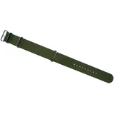 TIPIGRA Uhrarmband Uhrenarmband Durchzugsband Dornschließe Nylon grün NATO 18-20-22-24 (22 mm.)