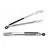 Böttcher-AG Grillzange 34 cm Edelstahl schwarz/silber