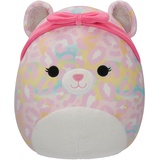 Squishmallows Michaela der Regenbogen Leopard 30 cm, offizielles Jazwares Plüsch, superweiches Kuscheltier