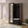 WFL GROUP Linaro Sitzbank 137x42x207 cm Schwarz