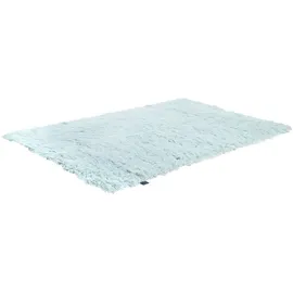 Tom Tailor Fluffy Flokatiteppich 80 x 160 cm Blau