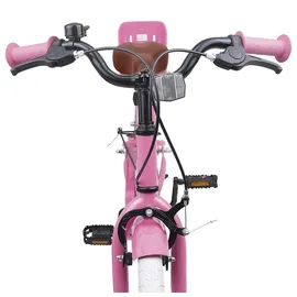vidaXL Kinderfahrrad 18 Zoll RH 0 cm Hellrosa
