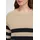 Oxmo Strickpullover mit Streifen Beige S