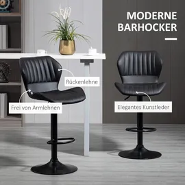 Homcom Barhocker 360° drehbare Barstühle