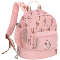 Lässig Kinderrucksack mit Brustgurt Kindergartentasche Kindergartenrucksack 6,5L ab 3 Jahren/Mini Backpack Safari Giraffe