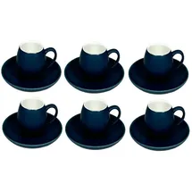 Schäfer Elektronik Kaffeetasse 0,22 l Blau 12 St.