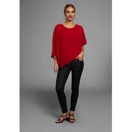 LAURA SCOTT Chiffonbluse rot 48