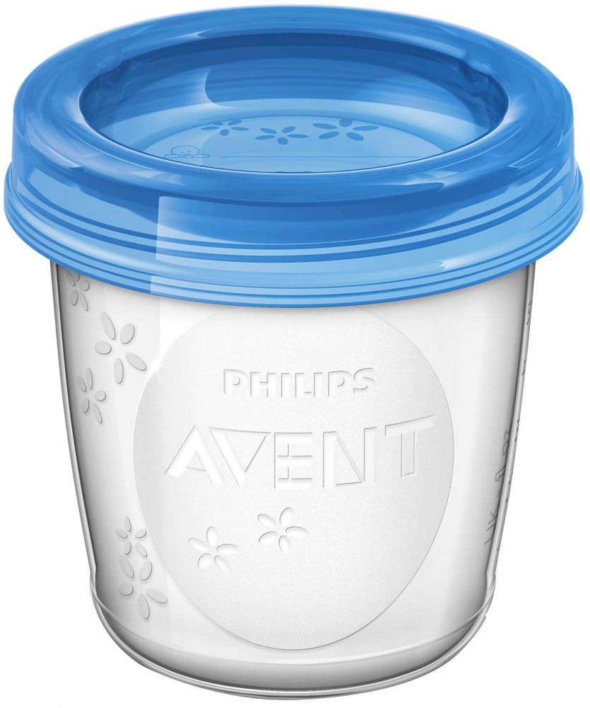 Philips® Avent Aufbewahrungssystem für Muttermilch Becher 5x180 ml