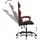 vidaXL Gaming-Stuhl Schwarz und Rot