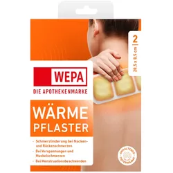 WEPA WÄRMEPFLASTER bei Nacken- und Rückenschmerzen 2 St Kompressen
