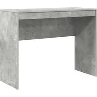 VidaXL Schreibtisch Beton Grau Spanplatte mit Beton-Grau-Finish