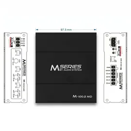 Audio System M-100.2 MD 2-Kanal Verstärker | Masori