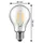 blulaxa® LED Filament Lampe A60 49252 7W E27 810 lm warmweiß 5 St.
