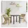 vidaXL Garten Essgruppe 3-tlg. Beige