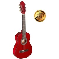 Stagg C405 1/4 Klassische Gitarre – schwarz 1/4 rot
