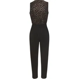 LASCANA Overall mit bedrucktem Oberteil, eleganter Jumpsuit, Business-Look, festlich schwarz 38