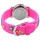 Excellanc Kinder Uhr Analog 0 mm Silikongehäuse Pink/Silber Silikonarmband Pink
