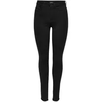 Only Royal High Waist Skinny Jeans in Schwarz-M-L32