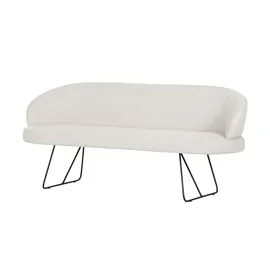 Sofa.de Sitzbank Chess Weiß 180 x 88 x 65 cm