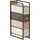 Homcom Kommode Schrank 4 Schubladen 80 x 30 x 75 Mehrfarbig