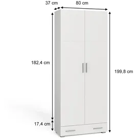 Vicco Aktenschrank Frank, mit Schublade