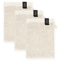 Schöner Wohnen SENSE Waschhandschuh 16 x 21 cm beige 3 St.