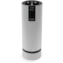 PEUGEOT Elektrische Salzmühle LINE ELECTRIC 15 cm Aluminium grau