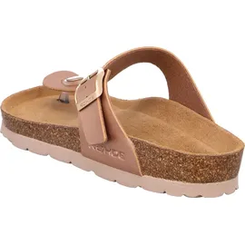 ROHDE Damen Zehentrenner Pantolette Metallic-Optik Alba 5600, Größe:37 EU,