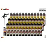 Brandschutzschaum B1 Bauschaum 36x750ml 1x Reiniger Montageschaum Schaum Pistole
