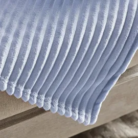 KARACA Ruby Stripe Wellsoft Doppel Decke, Blau.